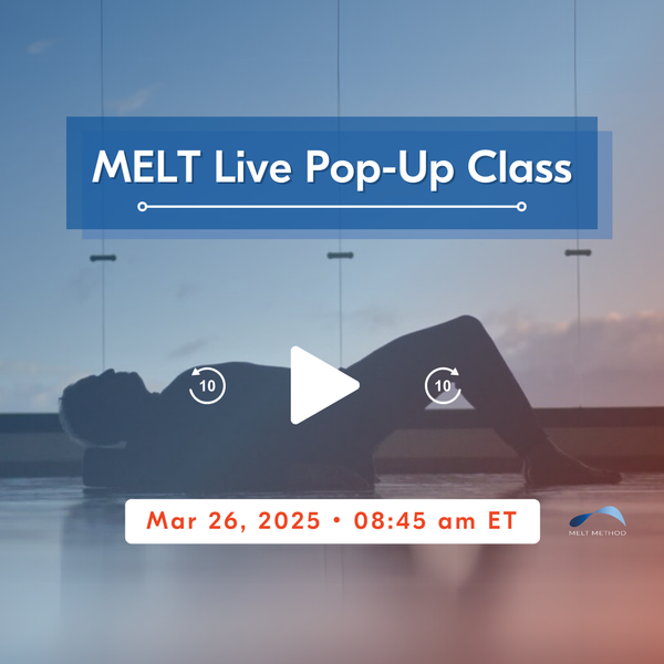 MELT Live Pop-Up Class on Wed, Mar 26, 2025 08:45 AM ET