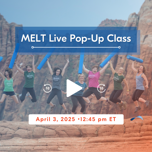 MELT Live Pop-Up Class on Thu, Apr 03, 2025 12:45 PM ET