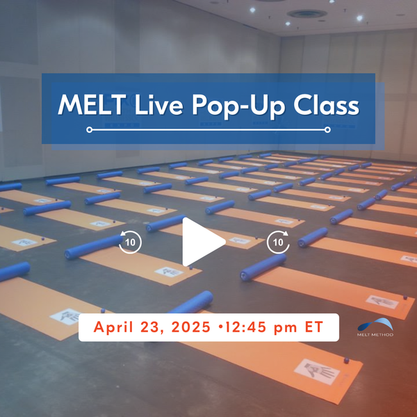 MELT Live Pop-Up Class on Wed, Apr 23, 2025 12:45 PM ET