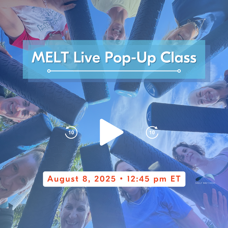 MELT Live Pop-Up Class at Fri, Aug 08, 2025 12:45 PM EDT