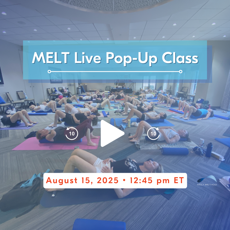 MELT Live Pop-Up Class on Fri, Aug 15, 2025 12:45 PM ET