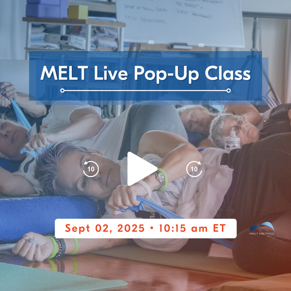 MELT Live Pop-Up Class on Tue, Sep 02, 2025 10:15 AM ET