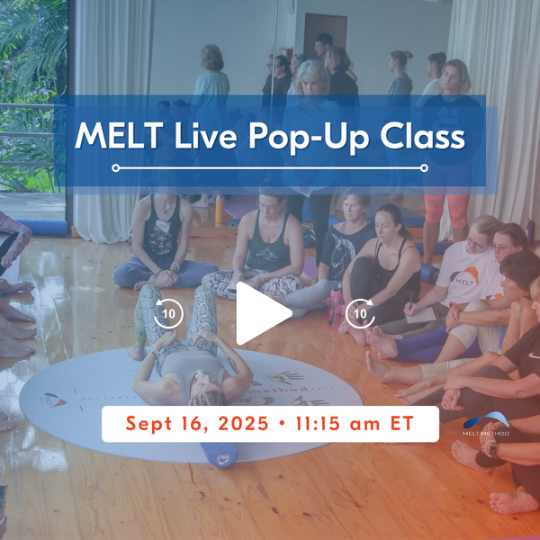 MELT Live Pop-Up Class on Tue, Sep 16, 2025 11:15 AM ET