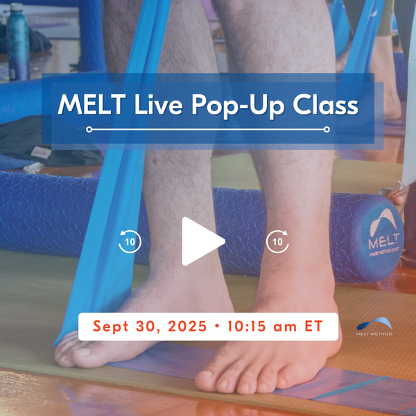 MELT Live Pop-Up Class on Tue, Sep 30, 2025 10:15 AM ET