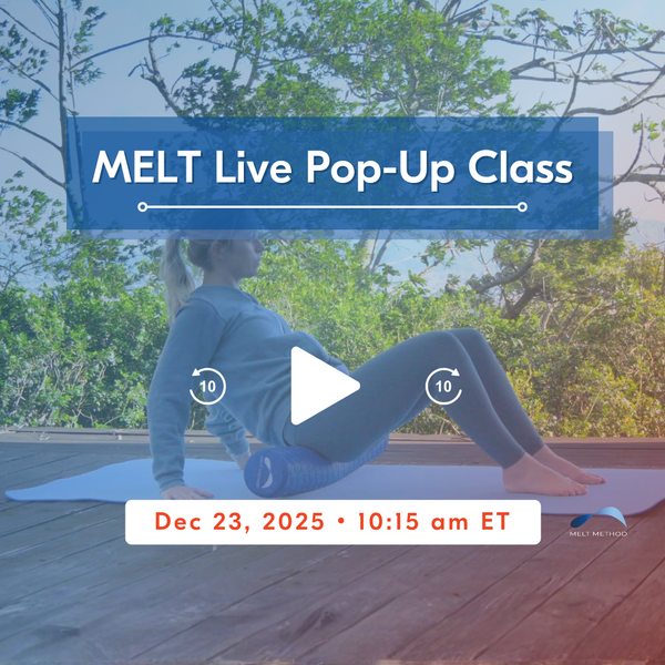 MELT Live Pop-Up Class on Tue, Dec 23, 2025 10:15 AM ET