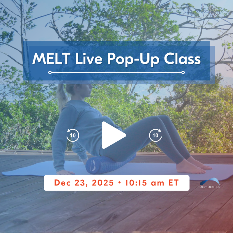 MELT Live Pop-Up Class on Tue, Dec 23, 2025 10:15 AM ET