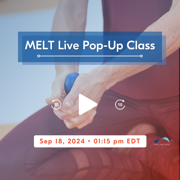 MELT Live Pop-Up Class on Wed, Sep 18, 2024 01:15 PM EDT