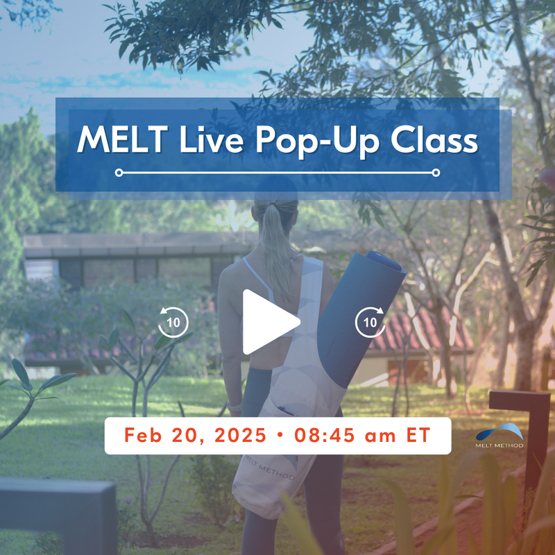 MELT Live Pop-Up Class at Thu, Feb 20, 2025 08:45 AM EST