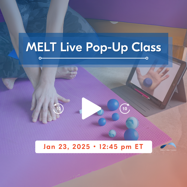 MELT Live Pop-Up Class on Thu, Jan 23, 2025 12:45 PM ET