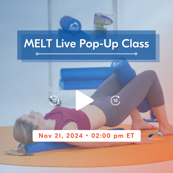 MELT Live Pop-Up Class on Thu, Nov 21, 2024 02:00 PM ET